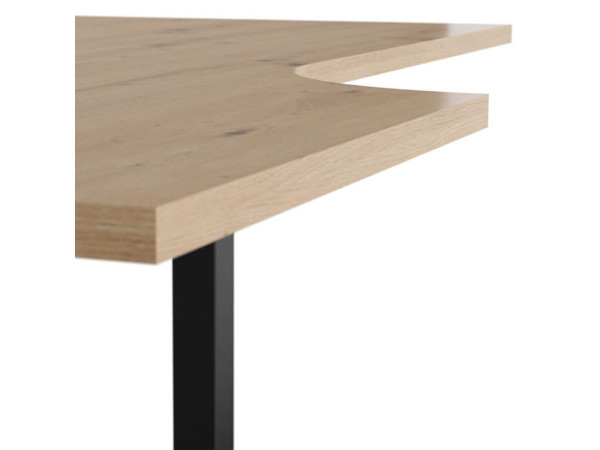 SPACE OFFICE Стол письменный угловой BIU/160/90/A/L BRW