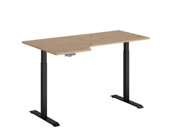 SPACE OFFICE Стол письменный угловой BIU/160/90/B/L BRW