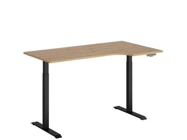 SPACE OFFICE Стол письменный угловой BIU/160/90/B/P BRW
