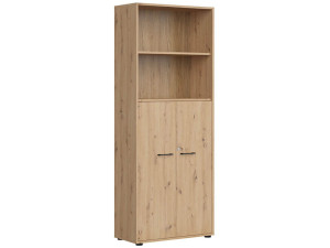 SPACE OFFICE Стеллаж с замком REG2D/200/F12/Z BRW