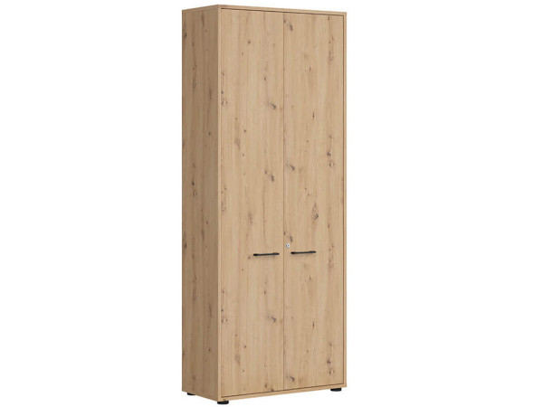 SPACE OFFICE Шкаф с замком REG2D/200/F20/Z BRW
