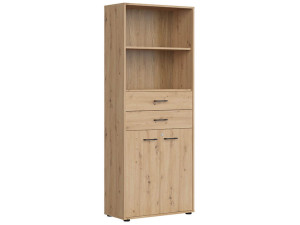 SPACE OFFICE Стеллаж с замком REG2D2S/200/Z BRW