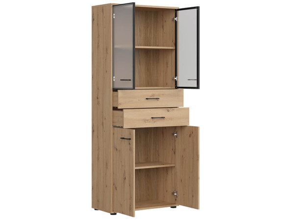 SPACE OFFICE Витрина REG2D2W2S/200 BRW