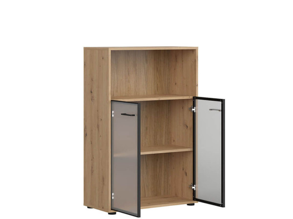SPACE OFFICE Витрина REG2W/120 BRW