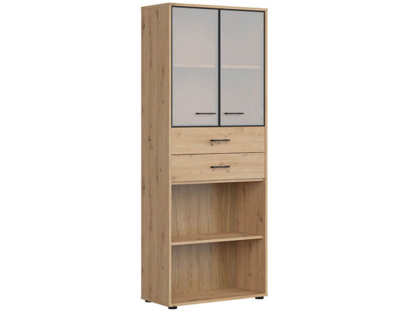 SPACE OFFICE Витрина REG2W2S/200 BRW