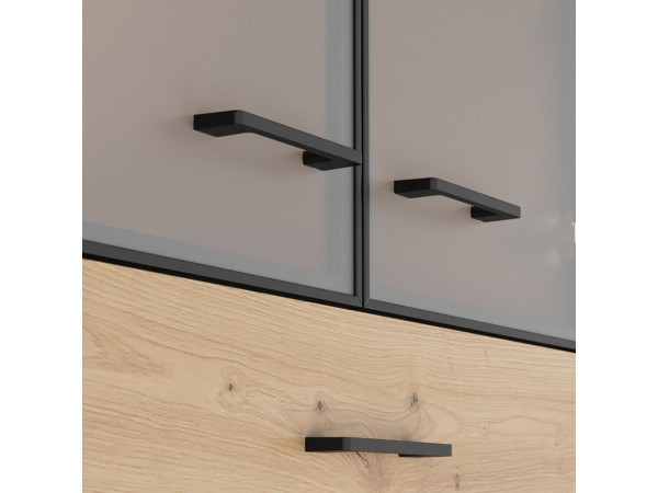 SPACE OFFICE Витрина REG2W2S/200 BRW