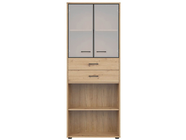 SPACE OFFICE Витрина REG2W2S/200 BRW