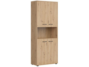 SPACE OFFICE Шкаф с замком REG4D/200/Z BRW