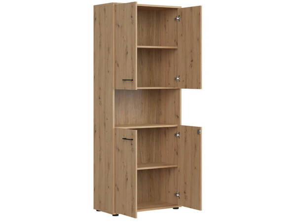 SPACE OFFICE Шкаф с замком REG4D/200/Z BRW