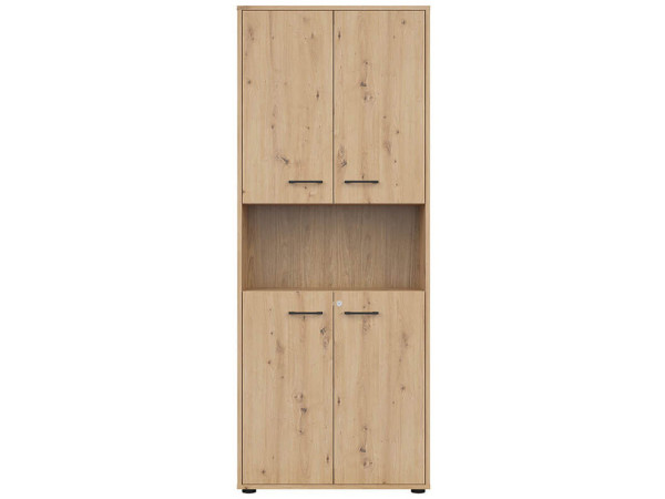 SPACE OFFICE Шкаф с замком REG4D/200/Z BRW