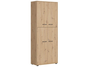 SPACE OFFICE Шкаф с замком REG4D/200/F12/D/Z BRW