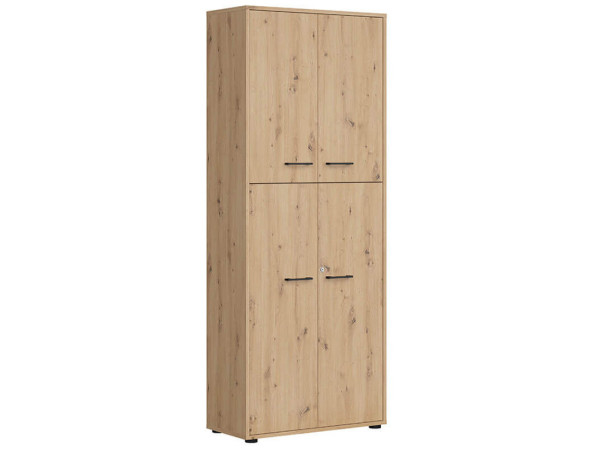SPACE OFFICE Шкаф с замком REG4D/200/F12/D/Z BRW