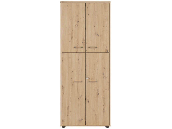 SPACE OFFICE Шкаф с замком REG4D/200/F12/D/Z BRW
