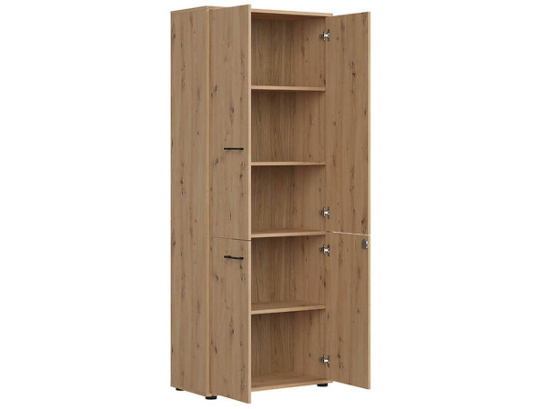 SPACE OFFICE Шкаф с замком REG4D/200/F12/G/Z BRW