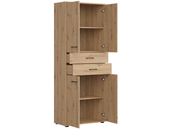 SPACE OFFICE Шкаф офисный REG4D2S/200 BRW