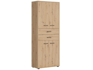 SPACE OFFICE Шкаф с замком REG4D2S/200/Z BRW