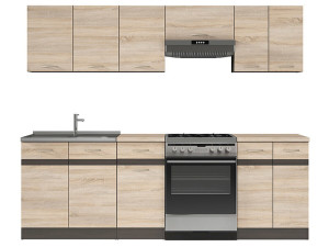 JUNONA LINE 240 ZBL Кухня BRW сонома