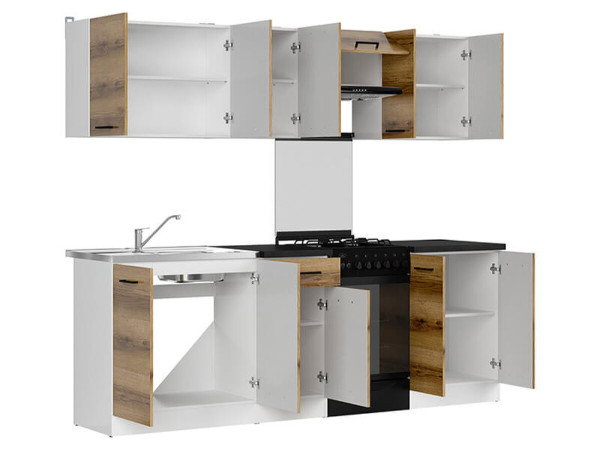 JUNONA LINE 230 ZBL Кухня BRW делано світлий