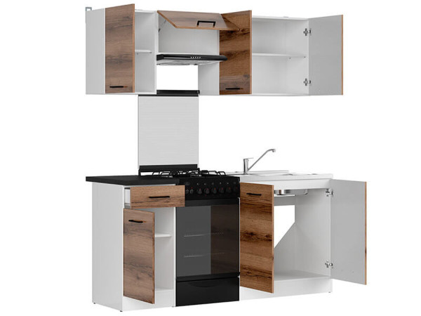 JUNONA LINE 170 ZBL Кухня BRW делано темний