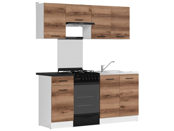 JUNONA LINE 170 ZBL Кухня BRW делано темний