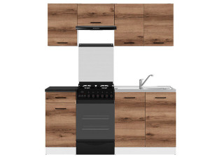 JUNONA LINE 170 ZBL Кухня BRW делано темний