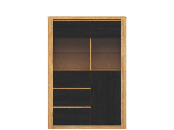 WALTON Вiтрина REG2W2S BRW