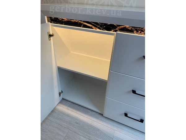 WHITEBLACK Тумба 1D3S Mebelbos
