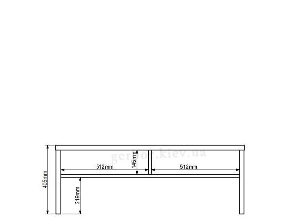 MEMPHIS Стіл журнальний LAW2S/4/11 BRW