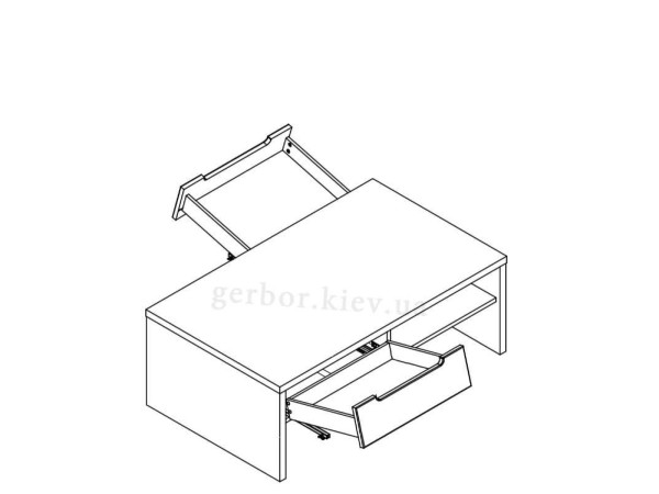 MEMPHIS Стіл журнальний LAW2S/4/11 BRW