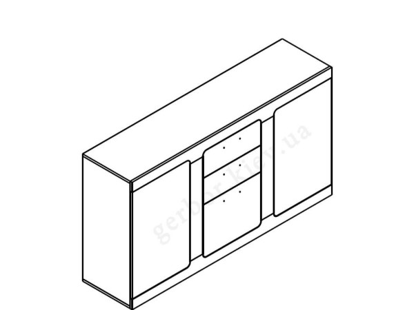 ТОТЕН Комод KOM2D2S1K Гербор