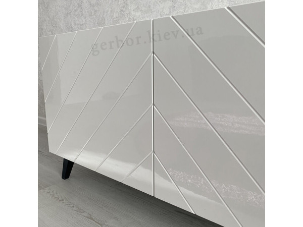 ABETO 200 CAMA MEBLE Тумба ТВ белый / белый глянец