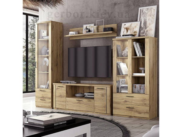 DOORSET Вітрина висока 1W2S MEBELBOS