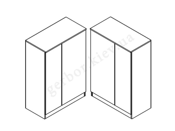 ОФIС НЬЮ Тумба KOM2D Гербор