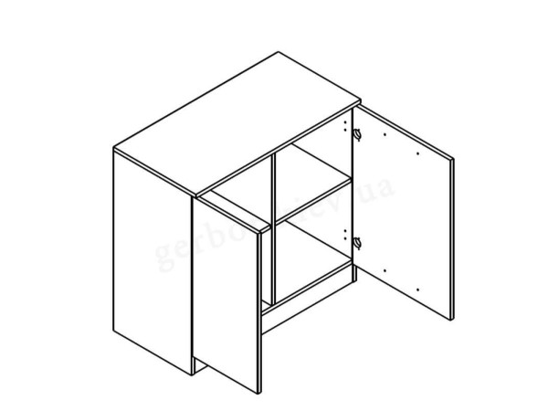 ОФIС НЬЮ Тумба KOM2D/78 Гербор