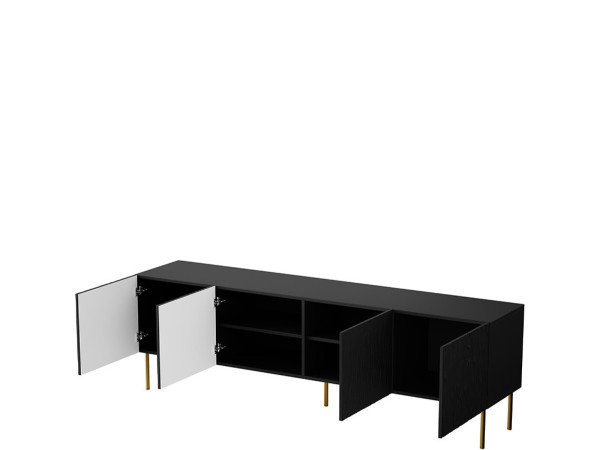 JUNGLE 190 CAMA MEBLE Тумба ТВ чорний