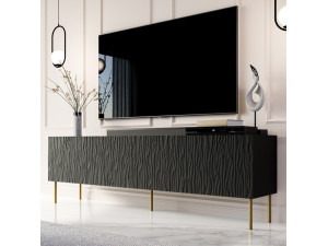 JUNGLE 190 CAMA MEBLE Тумба ТВ чорний