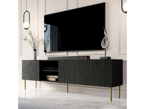 JUNGLE 190 CAMA MEBLE Тумба ТВ чорний