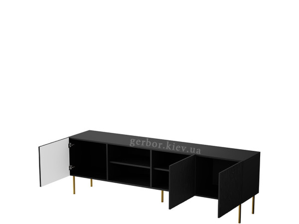 JUNGLE 190 CAMA MEBLE Тумба ТВ чорний