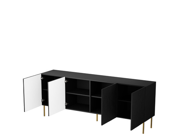 JUNGLE 190 CAMA MEBLE Комод чорний