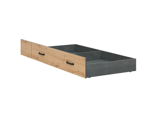 WESTON Кровать с ящиком LOZ/90 SZU BRW