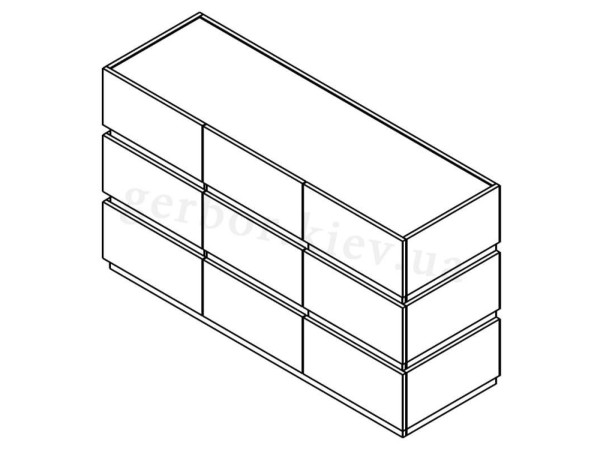 ЛАЄР Комод KOM2D3S Гербор