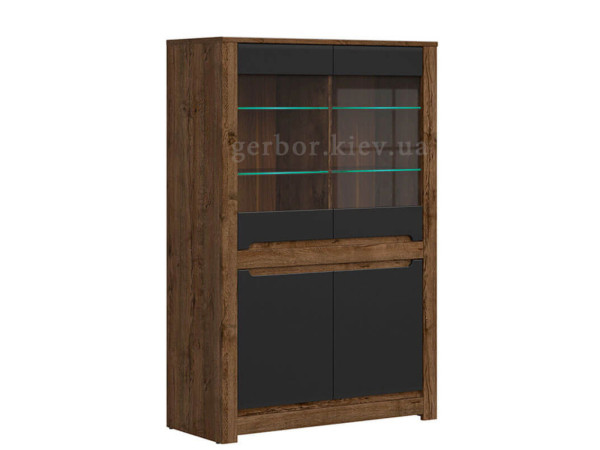 RUSO Витрина REG2W2D BRW