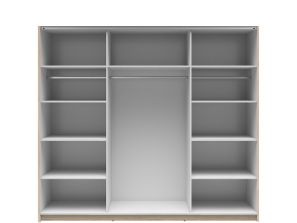 TETRIX Шафа-купе із дзеркалами SZF/220/2M BRW