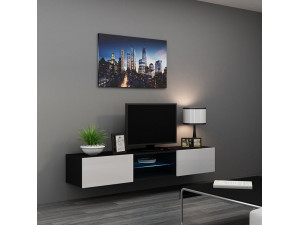 VIGO CAMA MEBLE Тумба ТВ навесная GLASS