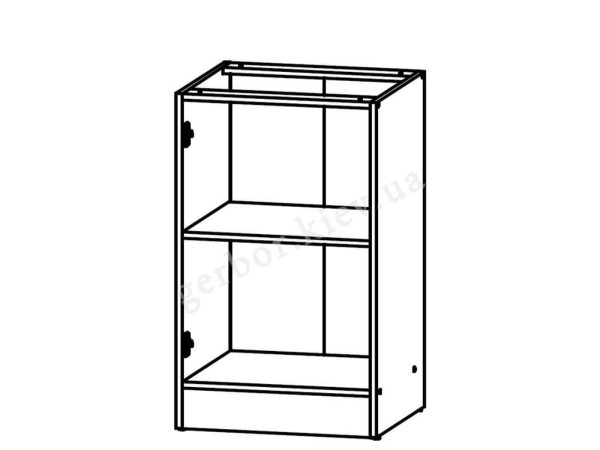 JUNONA LINE Тумба ліва D1D/50/82L BBL BRW сонома
