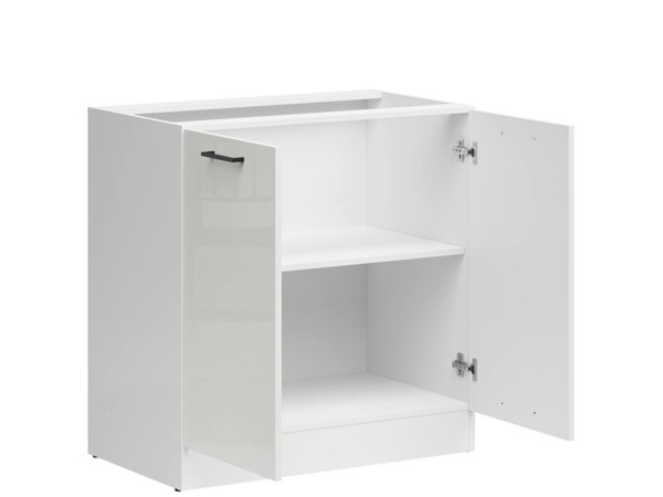 JUNONA LINE Тумба D2D/80/82 BBL BRW крейдяний глянець