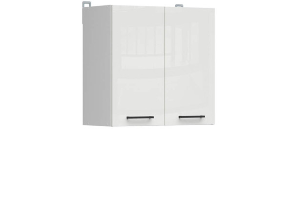 JUNONA LINE Шафа навісна G2D/60/57 BRW крейдяний глянець