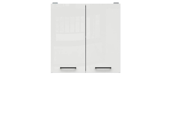 JUNONA LINE Шафа навісна G2D/60/57 BRW крейдяний глянець