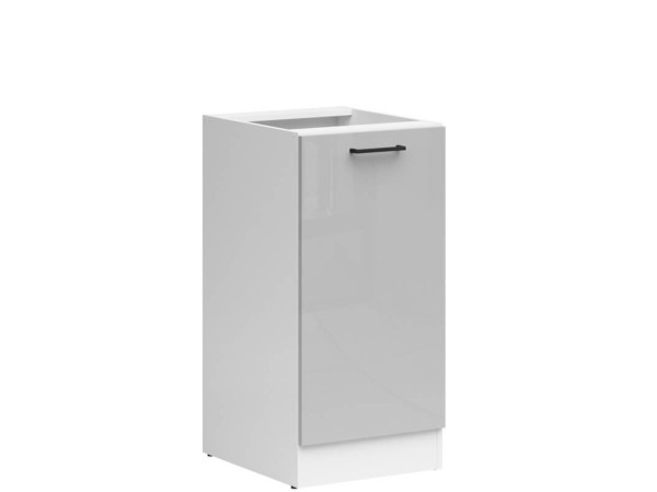 JUNONA LINE Тумба права D1D/50/82P BBL BRW світло-сірий глянець