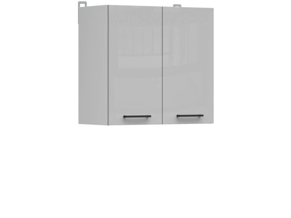 JUNONA LINE Шафа навісна G2D/60/57 BRW світло-сірий глянець